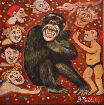 HA HA HA ! 20X20cm