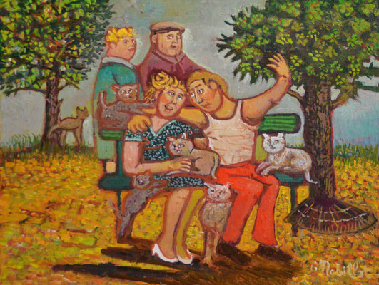 un selfie mam'zelle ? 27x35 cm
