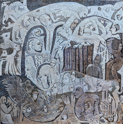 CASTULA Huile sur toile 80x80 cm