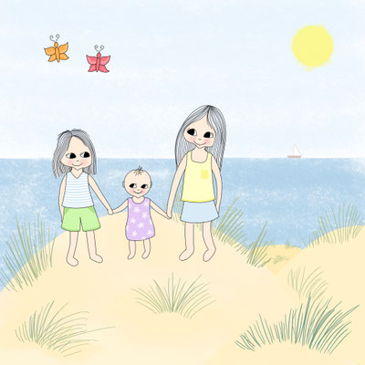 Birth announcement card