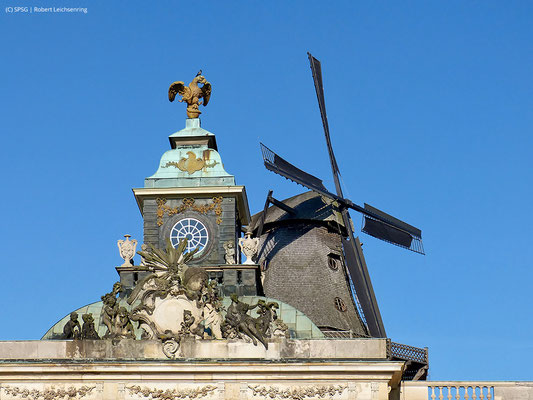 Historische Mühle in Sanssouci