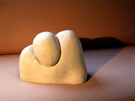 Le doute - terre cuite - hauteur : 23 cm - 2008
