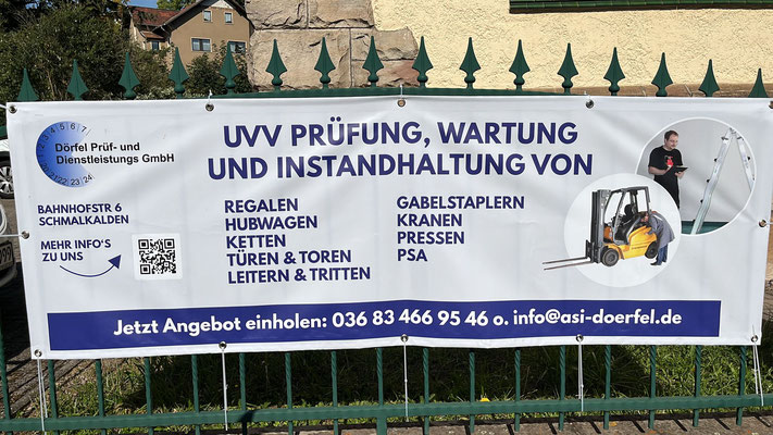 Banner  Dörfel Prüf-und Dienstleistungs GmbH