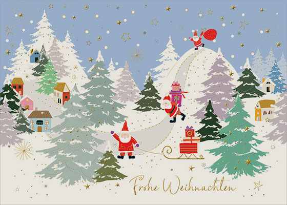 Tannen Frohe Weihnachten Postkarte