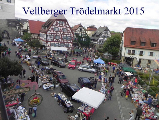 Kulturkreis Vellberg, Trödelmarkt 2015