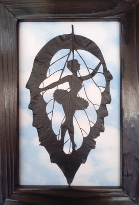 葉っぱ切り絵 №1 - haru-kirie ページ！