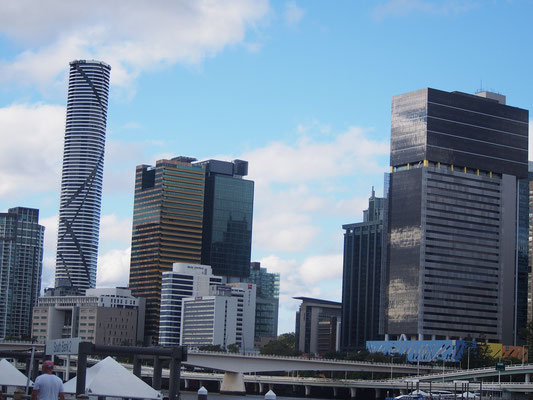 Brisbane ein kleiner Teil der Skyline