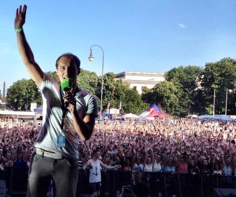 Dominik Kollmann beim Oben Ohne OpenAir