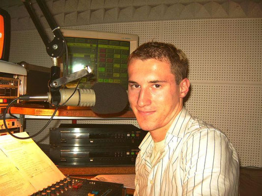 Dominik Kollmann bei Radio 2DAY
