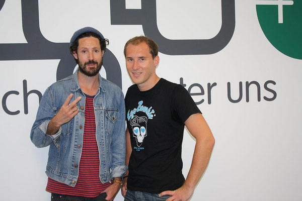 Dominik Kollmann mit Max Herre