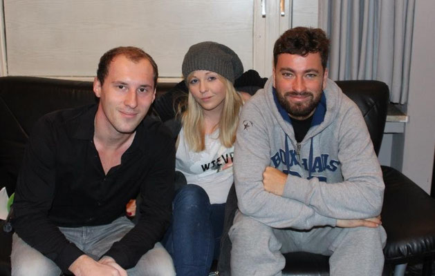 Dominik Kollmann mit Elise Hoffmann & Marteria