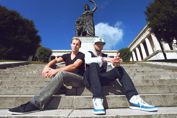 Dominik Kollmann mit Phillip Frost