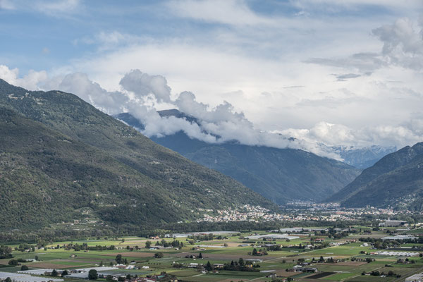 Blick Richtung Bellinzona