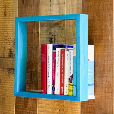 small book-shelf from side.