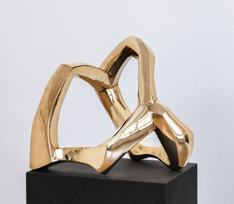 o.T. I - 2021 - Bronze - hochglanzpoliert - 34 (h) x 40 (b) x 36 (t) cm - Ansicht 1