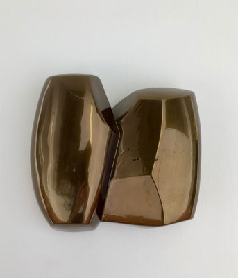 Wandobjekt - 2021 - Aluminium lackiert - h 22 x b 23 x t 9 cm - Unikat