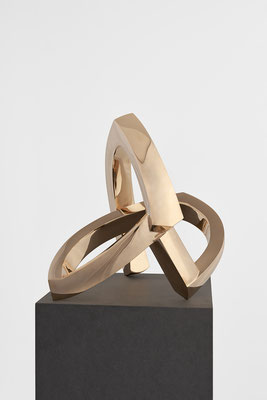 ohne Titel VII - 2020 - Bronze poliert -  41 (h) x 41 (b) x 46 (t)  cm - Ansicht 1