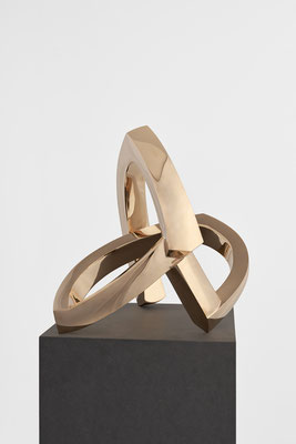 ohne Titel VII - 2020 - Bronze poliert -  41 (h) x 41 (b) x 46 (t)  cm - Ansicht 1