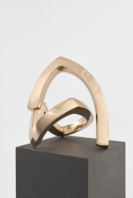ohne Titel VII - 2020 - Bronze poliert -  41 (h) x 41 (b) x 46 (t)  cm - Ansicht 3