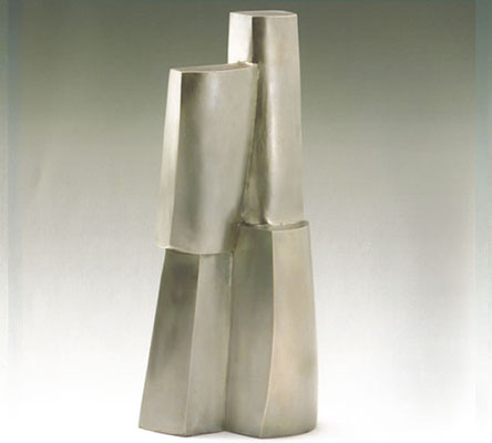 Turm I - 2004 - Alpaka - 47 (h) x (b) 20 x 15 (t)  cm  - Ansicht 2