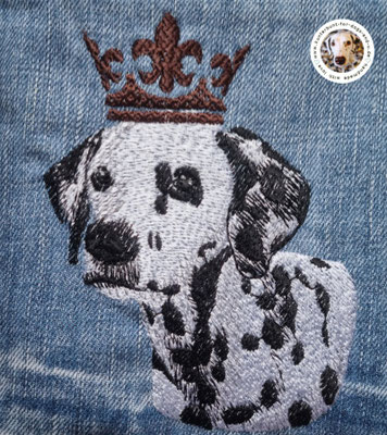 Dalmatian Head links[Datei_WindBellEmbroidery] Krone[Datei_SusiKnuddelbunt] 