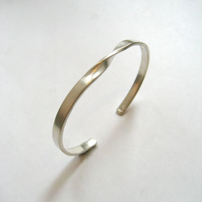 Armreif Twist aus Silber