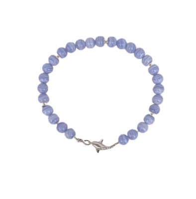 besonders Edelsteinkette mit Haifisch