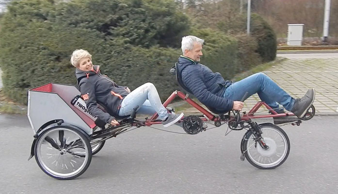 Liegerad Tandem Trike TWOgether 2