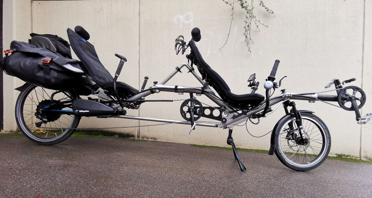Tandem Gepäck-Variante Ortlieb Liegeradtaschen