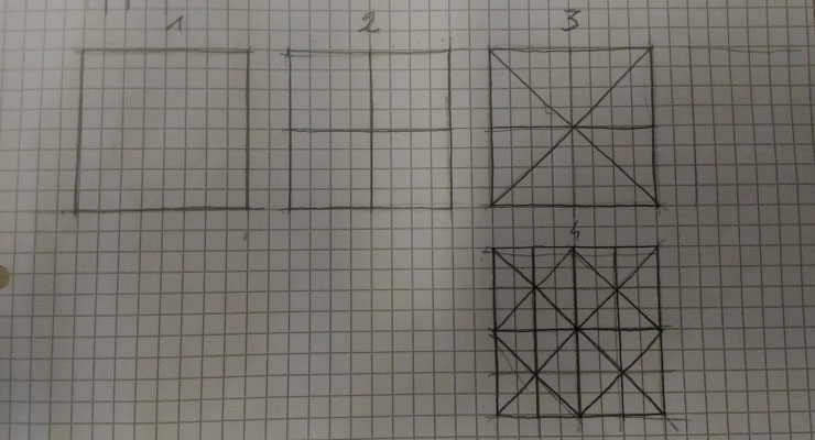 Costruisco e suddivido il quadrato