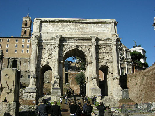 Arte Romana - Arco di Settimio Severo  - Roma - III sec. d.C