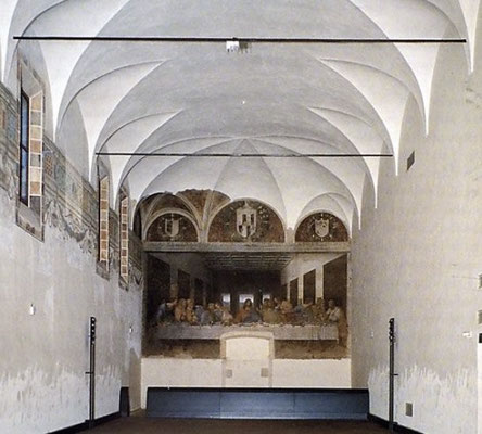 Cenacolo di Leonardo - Refettorio di Chiesa di Santa Maria delle Grazie a Milano 