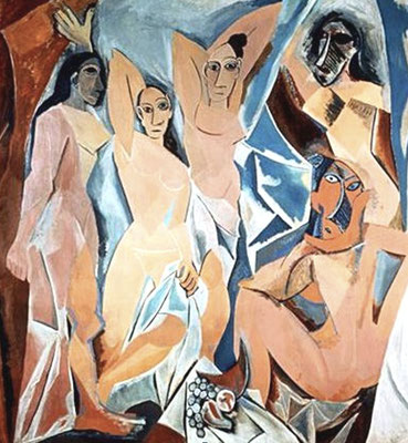 Pablo Picasso:Les Demoiselles D'Avignon 1907