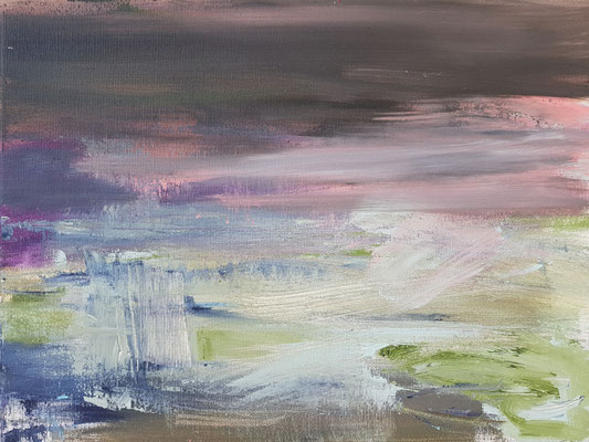 Ankunft / arrival · Acryl auf Leinwand · 40 x 30 cm · 2023