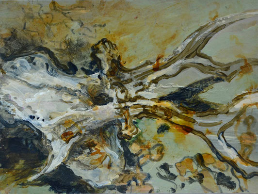 Fundstück · Acryl auf Papier · 21 x 15 cm · 2019