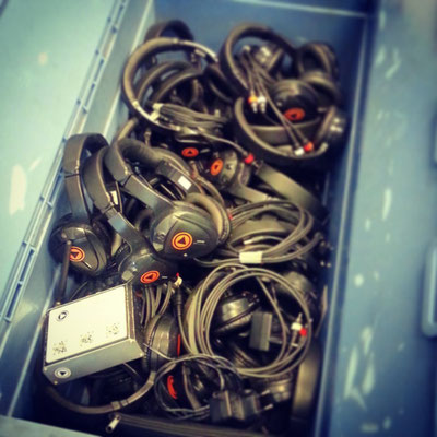 Silent Disco apparatuur