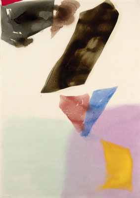 Gottfried Mairwöger, Herbst Wien III, 1977, Öl auf Papier, 88 x 62 cm - Privatsammlung, ehemals Sammlung Investkredit