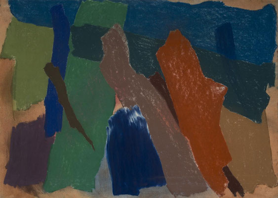 Gottfried Mairwöger, Ohne Titel, Pastellkreide auf Papier, 70 x 100 cm - Privatsammlung