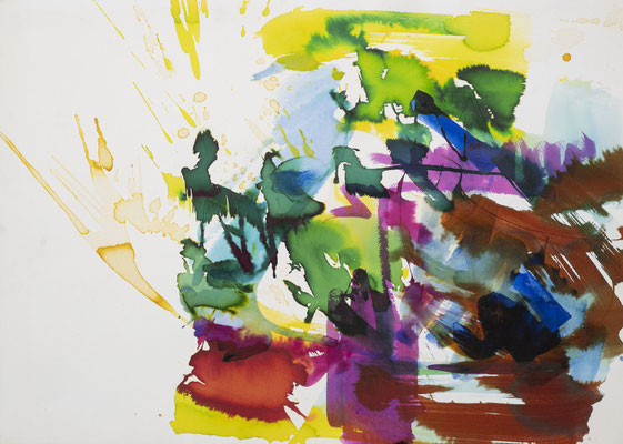 Gottfried Mairwöger, Ohne Titel, Aquarell auf Aquarellpapier, 70 x 50 cm - verfügbar