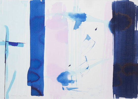 Gottfried Mairwöger, Ohne Titel, 1989, Aquarell auf Aquarellpapier, 50 x 70 cm - verfügbar