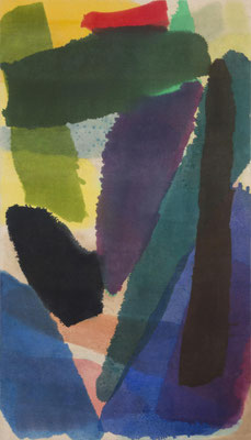 Gottfried Mairwöger, Ohne Titel, Öl auf Leinen, 177 x 102,5 cm - Privatsammlung 