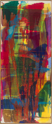 Gottfried Mairwöger, Ohne Titel, Öl auf Leinen, 212 x 88 cm - verfügbar