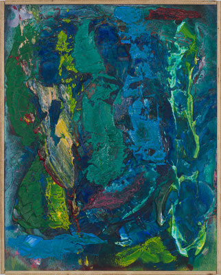 Gottfried Mairwöger, Sekundenbild, Öl auf Holz, 50 x 40 cm - verfügbar