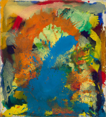 Gottfried Mairwöger, Lampang, 1999, Öl auf Leinen, 108 x 99 cm - verfügbar