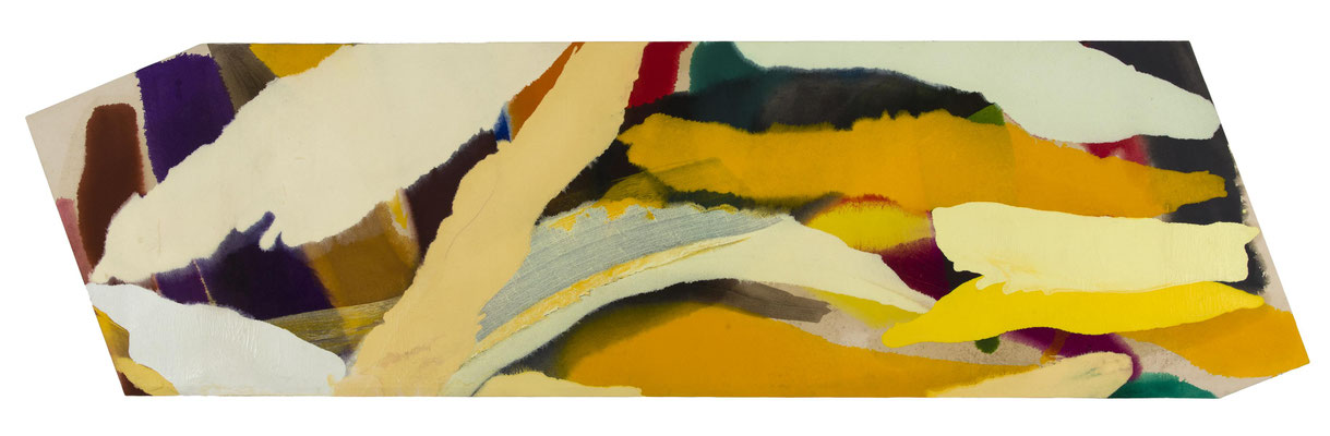 Gottfried Mairwöger, Ohne Titel, Öl auf Leinen, 88 x 300 cm - Privatsammlung Deutschland