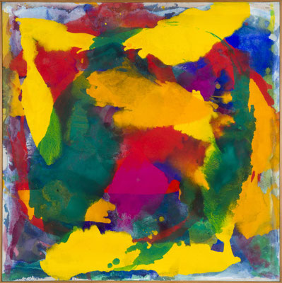 Gottfried Mairwöger, Ohne Titel, Öl auf Leinen, 100 x 100 cm - Privatsammlung