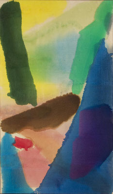 Gottfried Mairwöger, Ohne Titel, Öl auf Leinen, 174 x 101,5 cm - Sammlung STRABAG