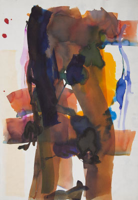 Gottfried Mairwöger, Ohne Titel, Aquarell auf Papier, 72,5 x 50 cm - verfügbar