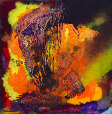 Gottfried Mairwöger, Ohne Titel, Öl auf Leinen, 100 x 100 cm - verfügbar