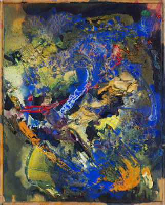 Gottfried Mairwöger, Sekundenbild, Öl auf Holz, 50 x 40 cm - verfügbar